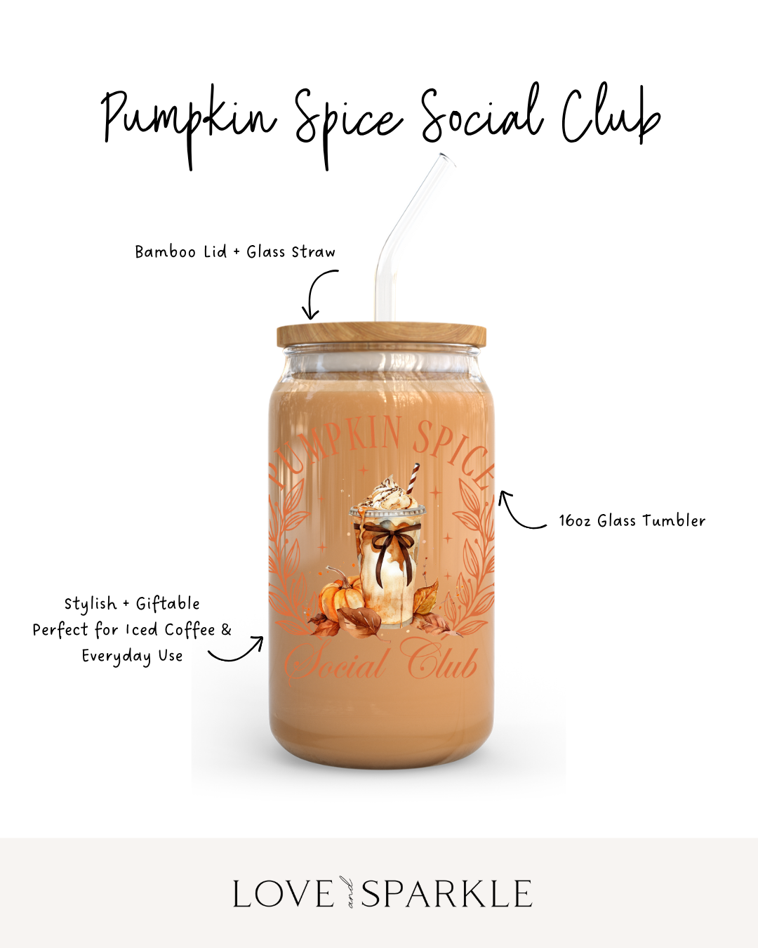 Pumpkin Spice Social Club Cup