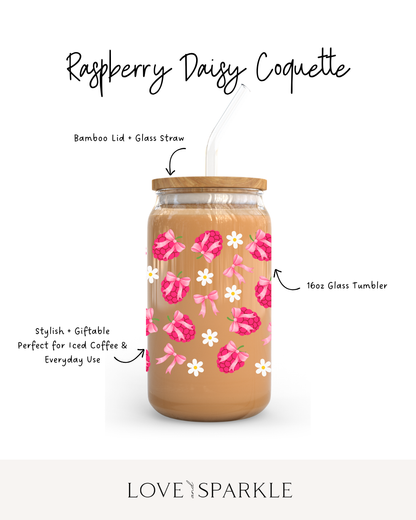 Raspberry Daisy Coquette Cup