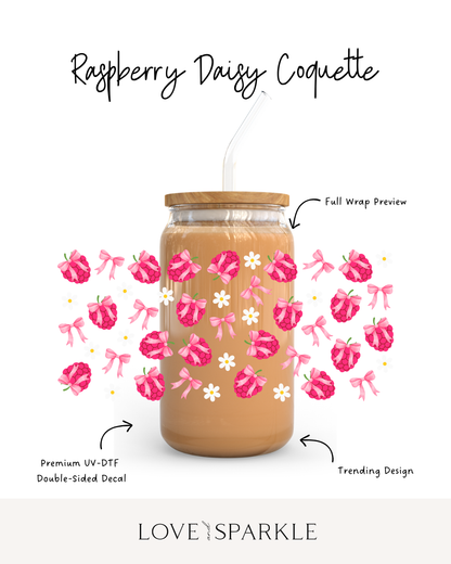 Raspberry Daisy Coquette Cup