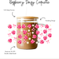 Raspberry Daisy Coquette Cup
