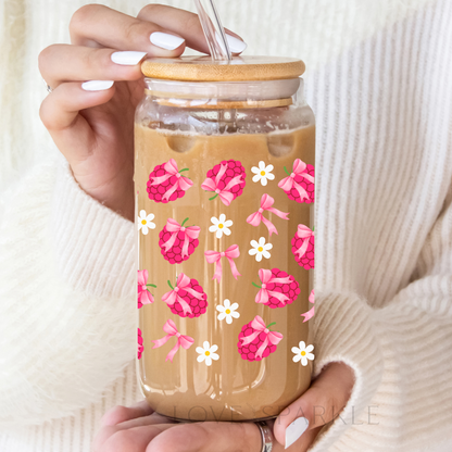 Raspberry Daisy Coquette Cup