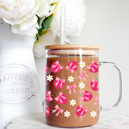 Raspberry Daisy Coquette Cup
