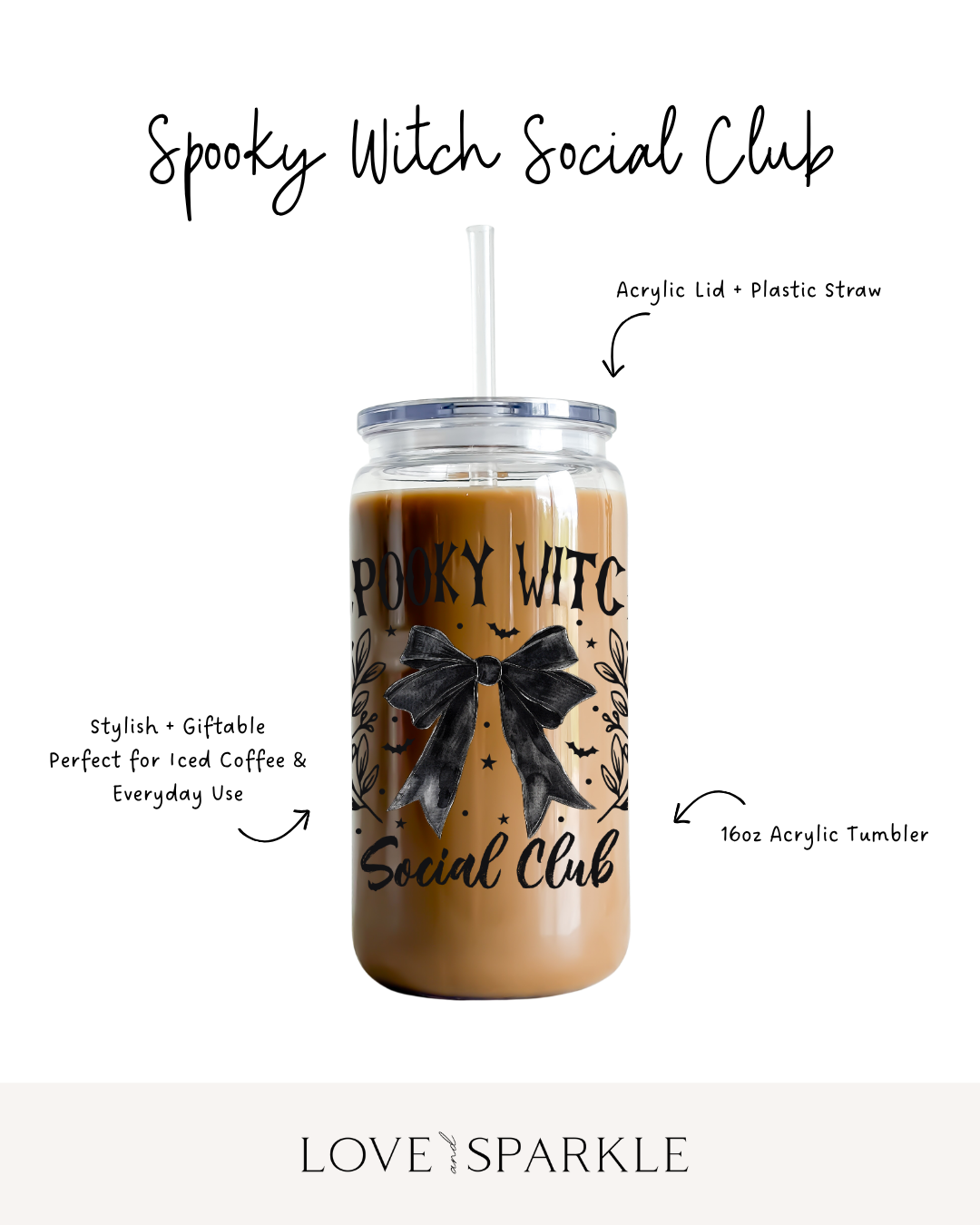 Spooky Witch Social Club Cup