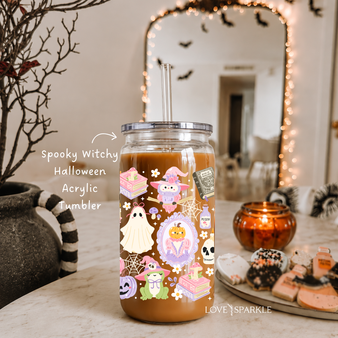 Spooky Witchy Halloween Cup