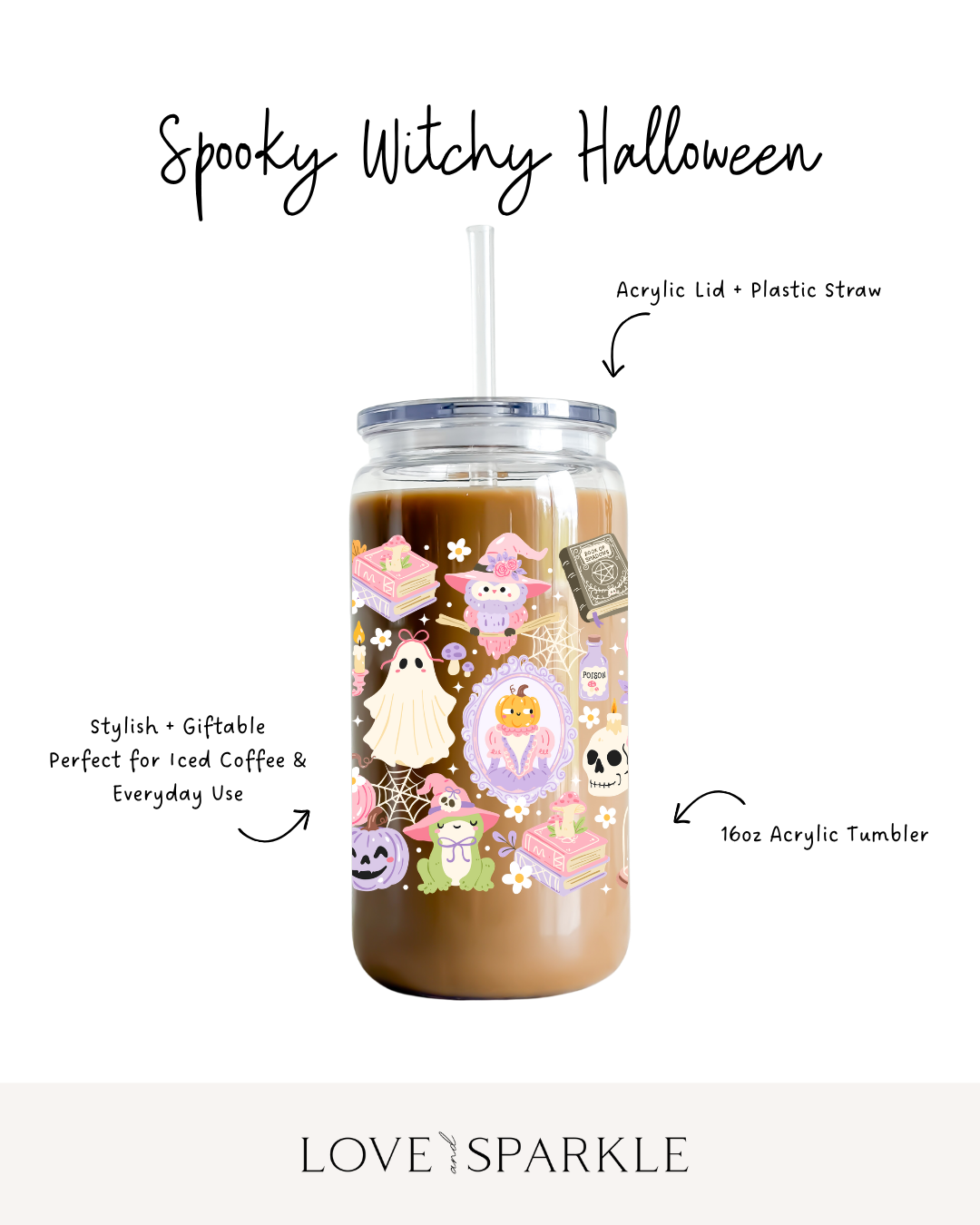 Spooky Witchy Halloween Cup