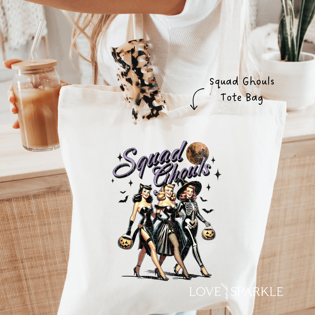 Squad Ghouls Tote Bag