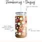 Strawberries + Daisies Cup