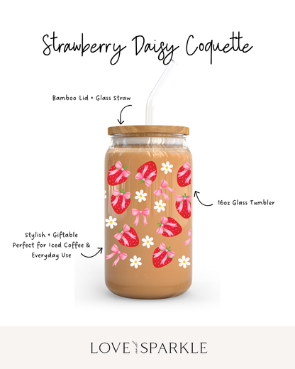 Strawberries Daisy Coquette Cup