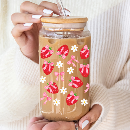 Strawberries Daisy Coquette Cup