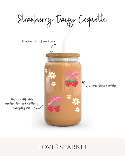 Strawberries Daisy Coquette Cup