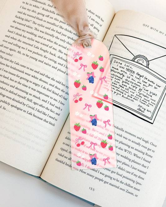 Summer Fruit Coquette Bookmark