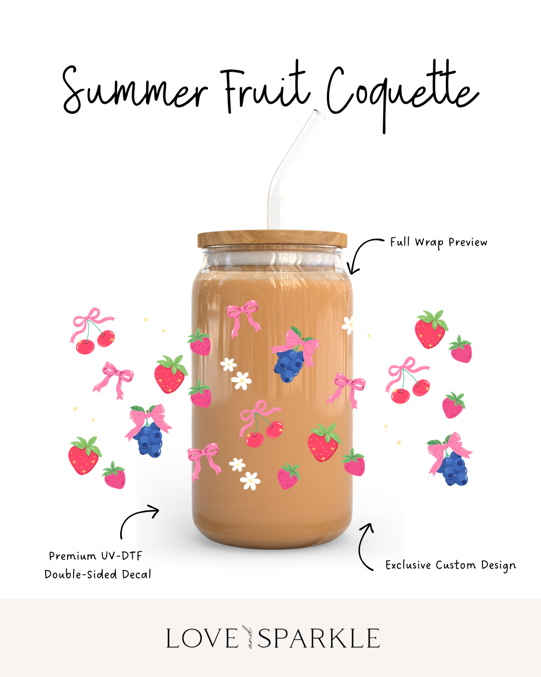 Summer Fruit Coquette Cup