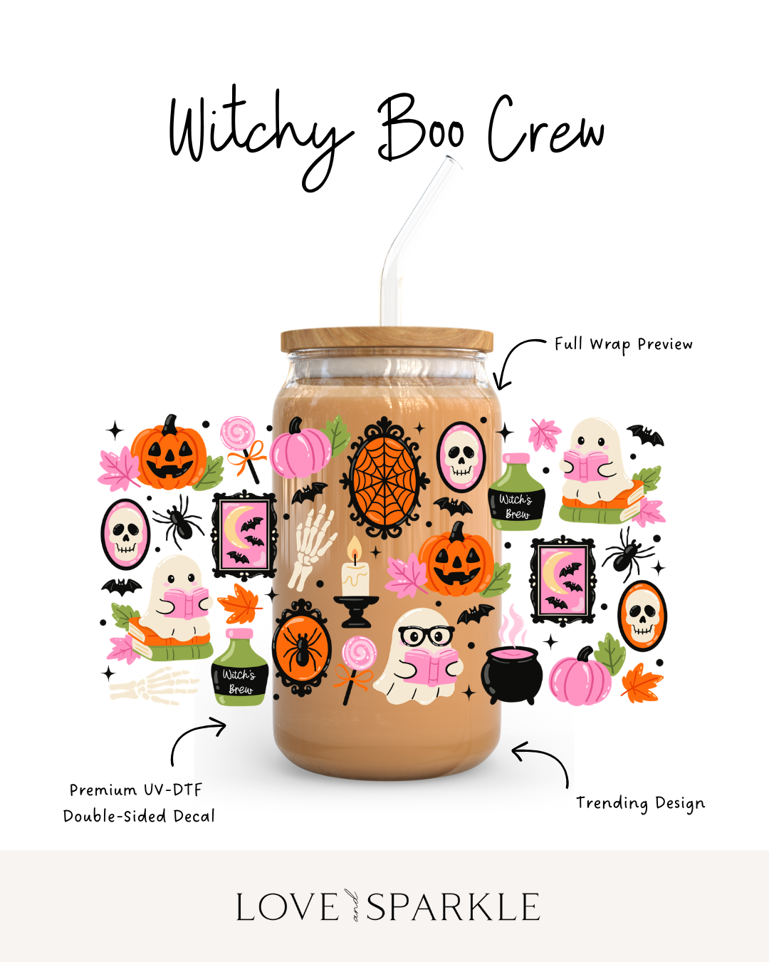 Witchy Boo Crew Cup