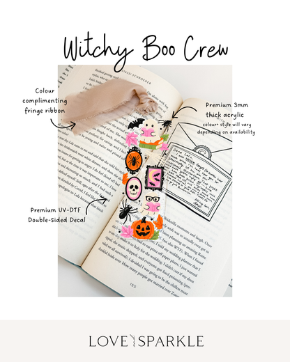 Witchy Boo Crew Bookmark