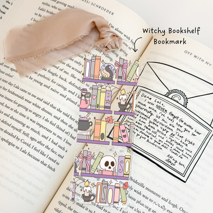 Witchy Bookshelf Bookmark