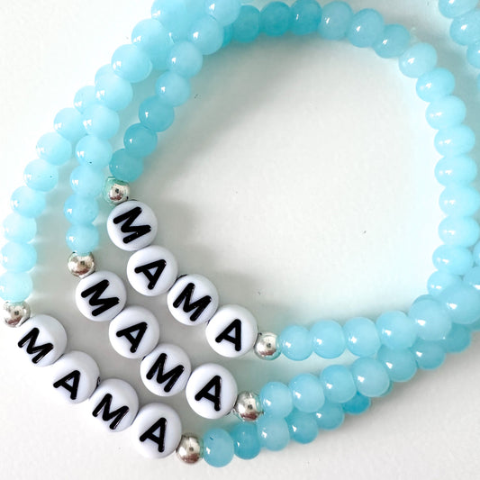 Mint Mama Beaded Stack